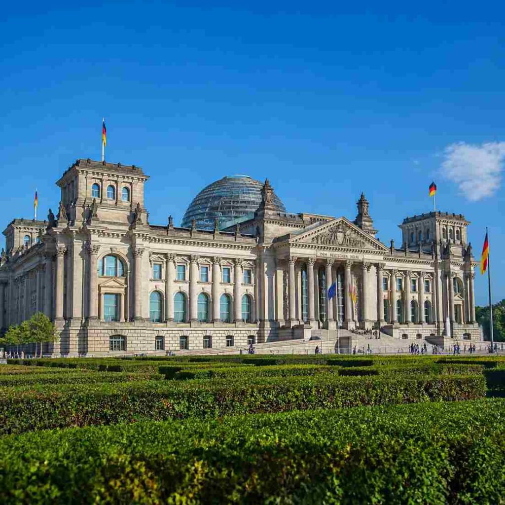 Reichstagsgebäude in Berlin, Sitz des Deutschen Bundestages